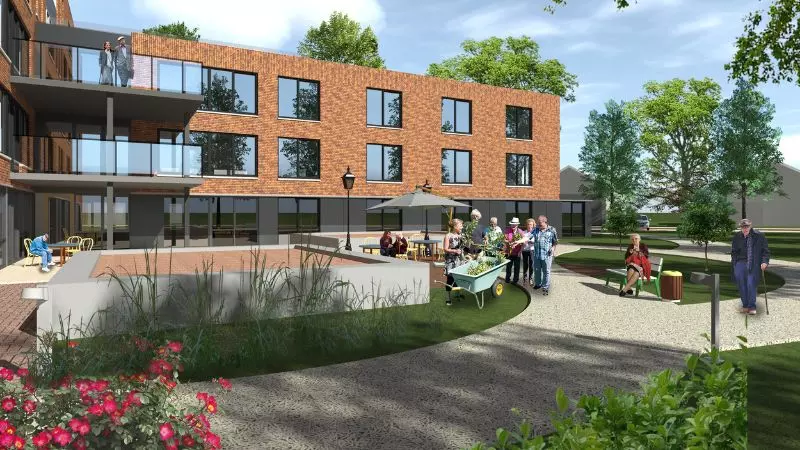 De buitenkant van de locatie Juliana van KleinGeluk